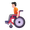 person in manual wheelchair